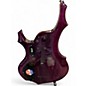 Used ESP LTD F155DX 5 String Purple Electric Bass Guitar
