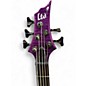 Used ESP LTD F155DX 5 String Purple Electric Bass Guitar