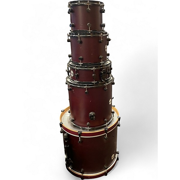 Used ddrum 5 Piece Reflex WINE RED Drum Kit