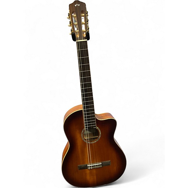 Used Cordoba C4-CE Dark Sunburst Classical Acoustic Electric Guitar
