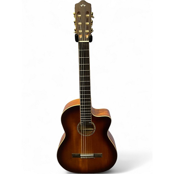 Used Cordoba C4-CE Dark Sunburst Classical Acoustic Electric Guitar