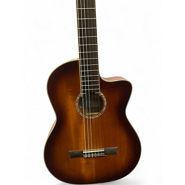 Used Cordoba C4-CE Dark Sunburst Classical Acoustic Electric Guitar