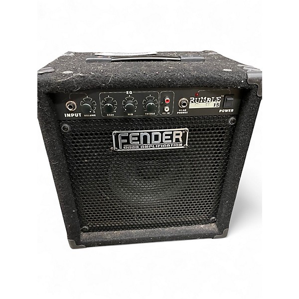 Used Fender Rumble 15 15W 1X8 Bass Combo Amp