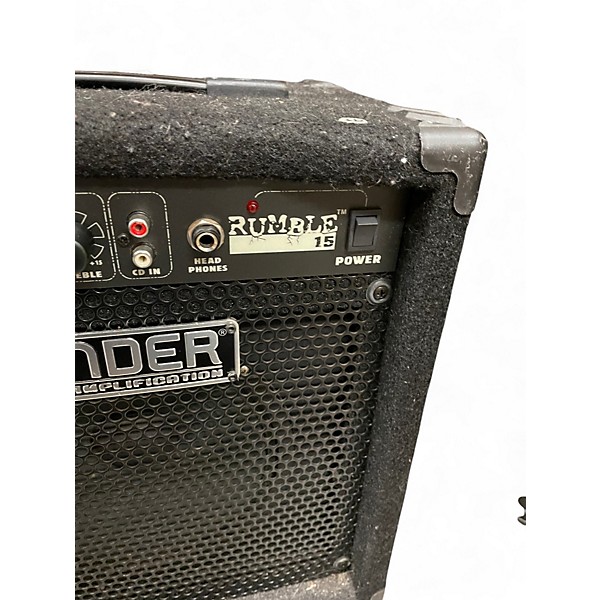 Used Fender Rumble 15 15W 1X8 Bass Combo Amp