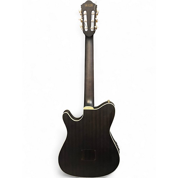 Used Ibanez TOD10N Tim Henson Signature Flat Black Classical Acoustic Electric Guitar