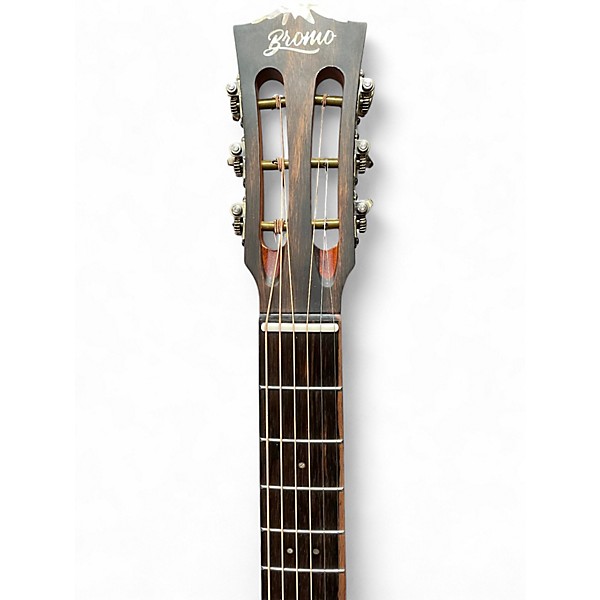 Used Bromo BAR6E Parlor Cedar Acoustic Electric Guitar