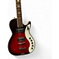 Used Silvertone Jupiter Reissue Red Sparkle Solid Body Electric Guitar