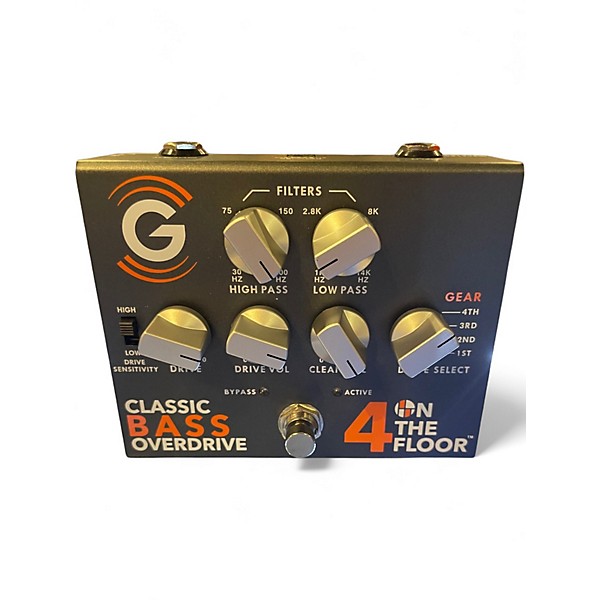 Used Genzler Amplification 4 ON THE FLOOR Bass Effect Pedal