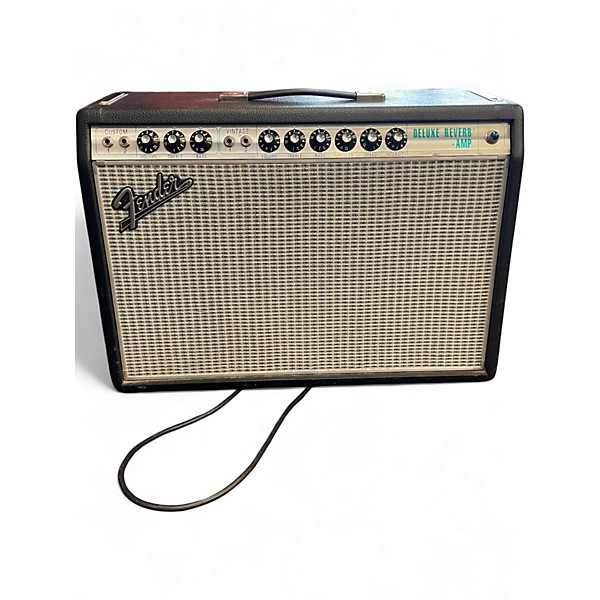 Used Fender 1968 Custom Deluxe Reverb 22W 1x12 Tube Guitar Combo Amp