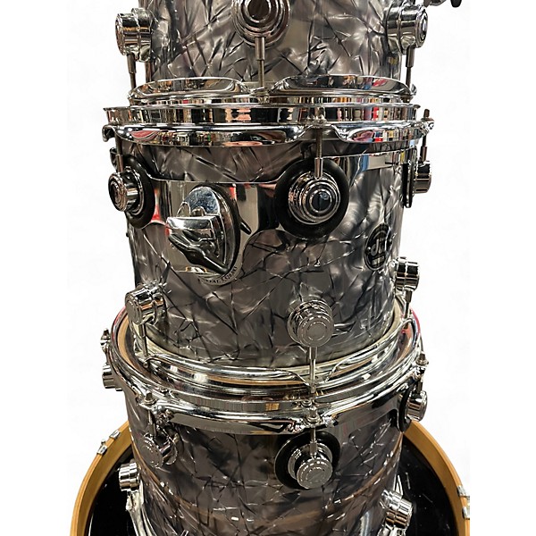 Used DW 4 Piece Collector's Series Black Diamond Drum Kit
