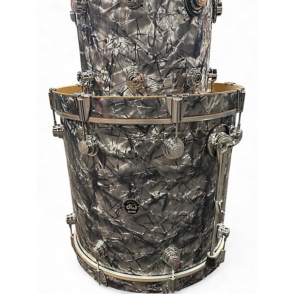 Used DW 4 Piece Collector's Series Black Diamond Drum Kit