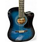 Used Ibanez V70CE Blue Burst Acoustic Electric Guitar
