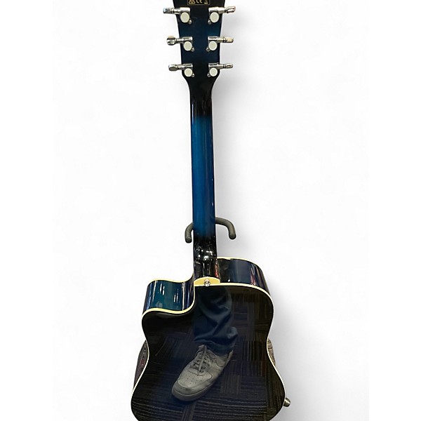 Used Ibanez V70CE Blue Burst Acoustic Electric Guitar