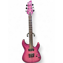 Used Schecter Guitar Research C6 ELITE MAGENTA Solid Body Electric Guitar