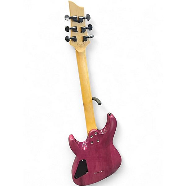 Used Schecter Guitar Research C6 ELITE MAGENTA Solid Body Electric Guitar