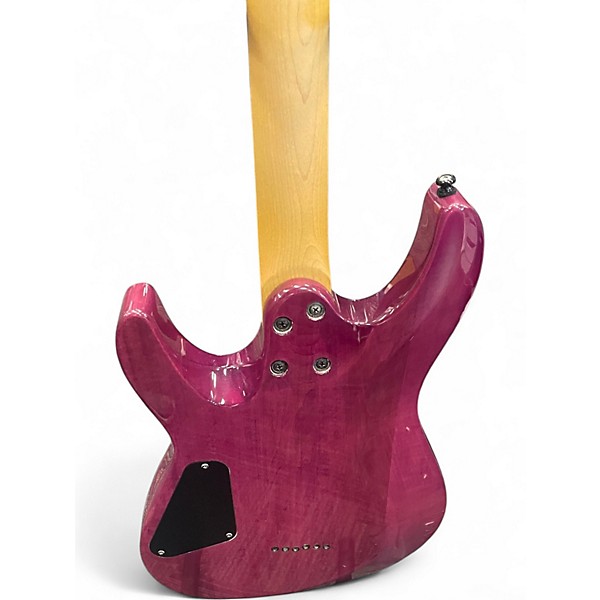 Used Schecter Guitar Research C6 ELITE MAGENTA Solid Body Electric Guitar