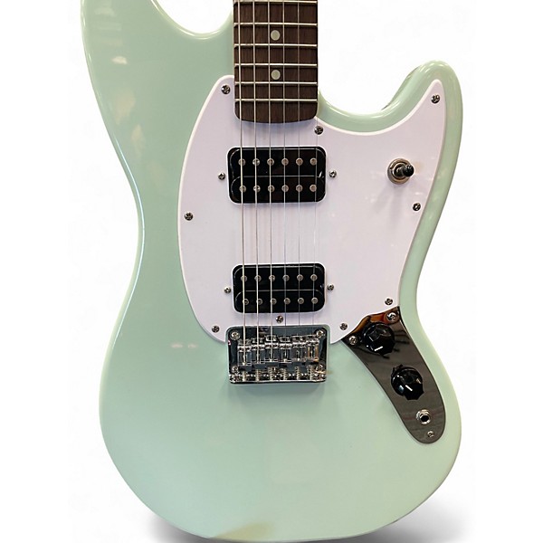 Used Squier FSR Bullet Mustang HH Olympic White Solid Body Electric Guitar