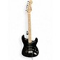 Used Squier Stratocaster HSS Black Solid Body Electric Guitar thumbnail