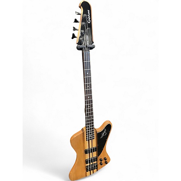 Used Epiphone Thunderbird Pro IV Natural Electric Bass Guitar