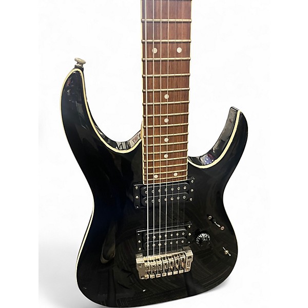 Used Ibanez RGA7 Black Solid Body Electric Guitar