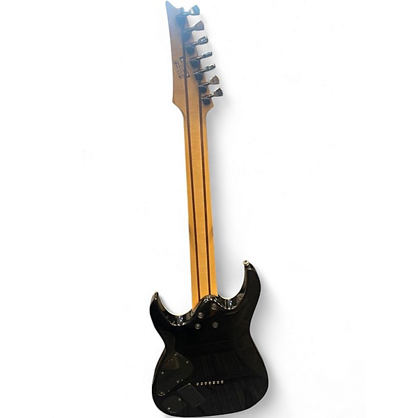 Used Ibanez RGA7 Black Solid Body Electric Guitar