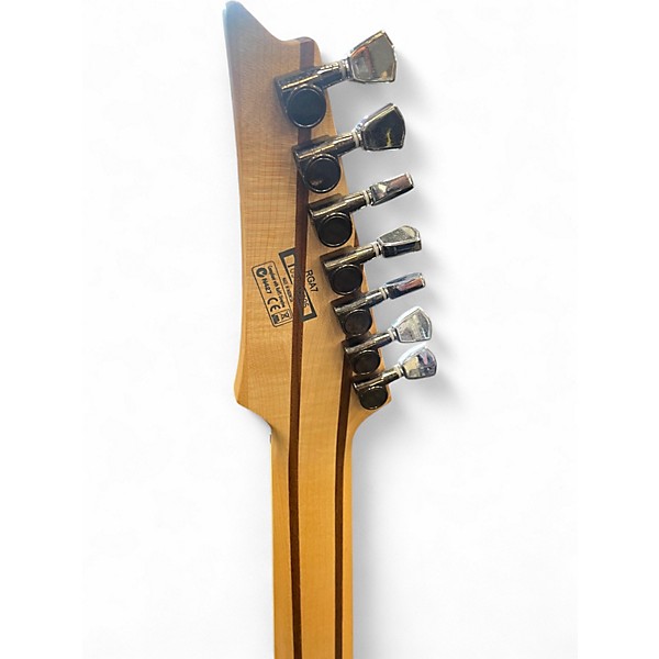 Used Ibanez RGA7 Black Solid Body Electric Guitar