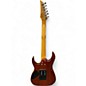 Used Ibanez GRG220PA1 GIO RG transparent brown black burst Solid Body Electric Guitar