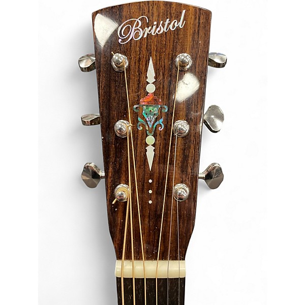 Used Bristol BL140 Natural Acoustic Guitar