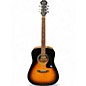 Used 2010s Epiphone DR100 Tobacco Burst Acoustic Guitar thumbnail