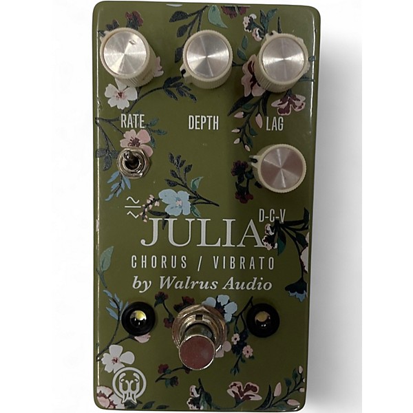 Used Walrus Audio julia chorus vibrato limited edition floral Effect Pedal