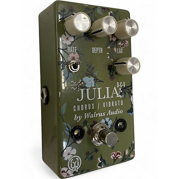 Used Walrus Audio julia chorus vibrato limited edition floral Effect Pedal
