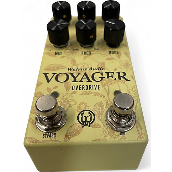 Used Walrus Audio VOYAGER PREAQMP OVERDRIVE FLORAL Effect Pedal