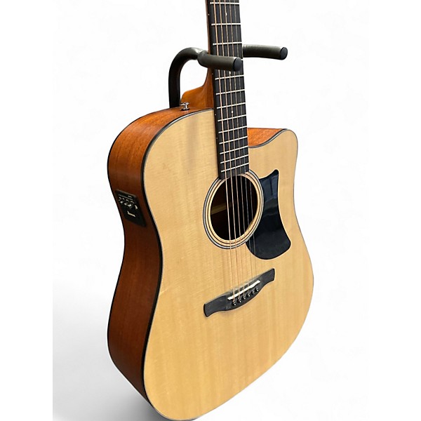Used Ibanez AAD50CE LG Natural Acoustic Electric Guitar