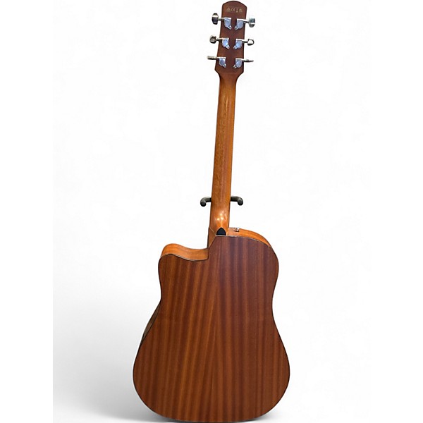 Used Ibanez AAD50CE LG Natural Acoustic Electric Guitar