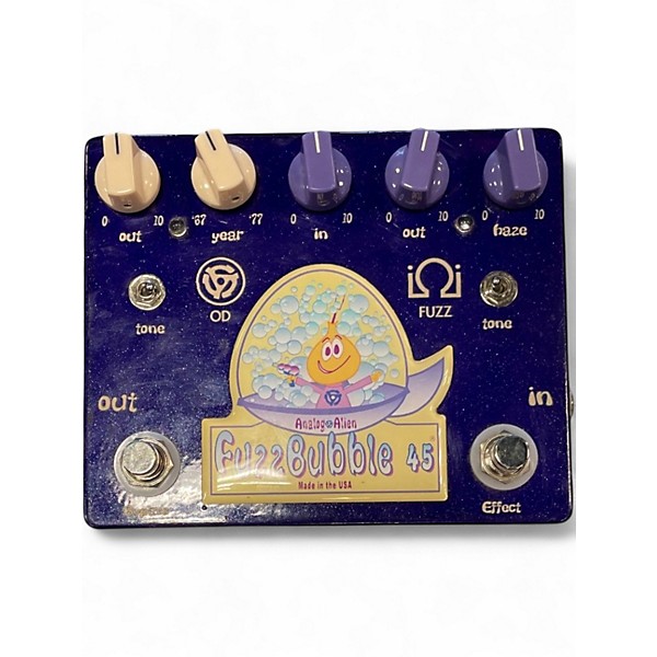 Used Analog Alien fuzzbubble 45 Effect Pedal