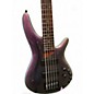 Used Ibanez SR505E Black Aurora Burst Electric Bass Guitar