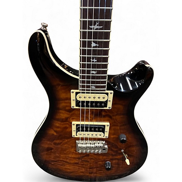 Used PRS SE Custom 24 2 Color Sunburst Solid Body Electric Guitar
