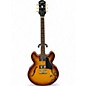 Used Epiphone Inspired by Gibson ES335 2 Tone Sunburst Hollow Body Electric Guitar thumbnail