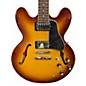 Used Epiphone Inspired by Gibson ES335 2 Tone Sunburst Hollow Body Electric Guitar