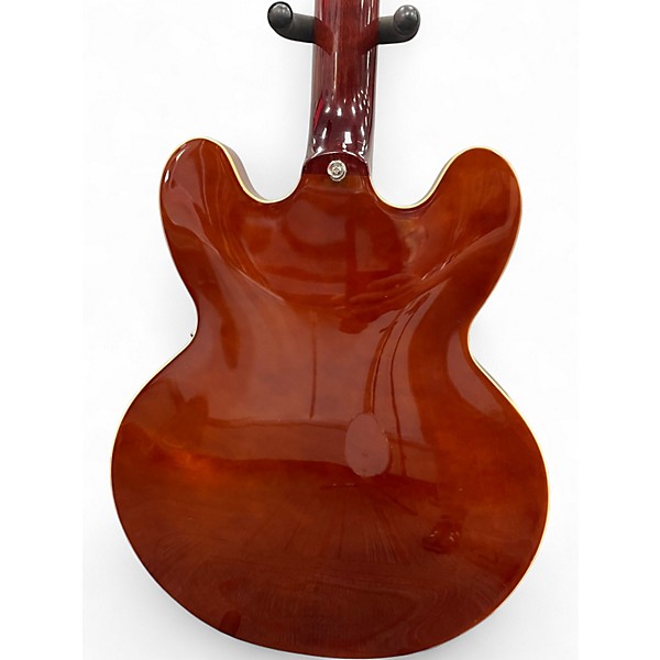 Used Epiphone Inspired by Gibson ES335 2 Tone Sunburst Hollow Body Electric Guitar