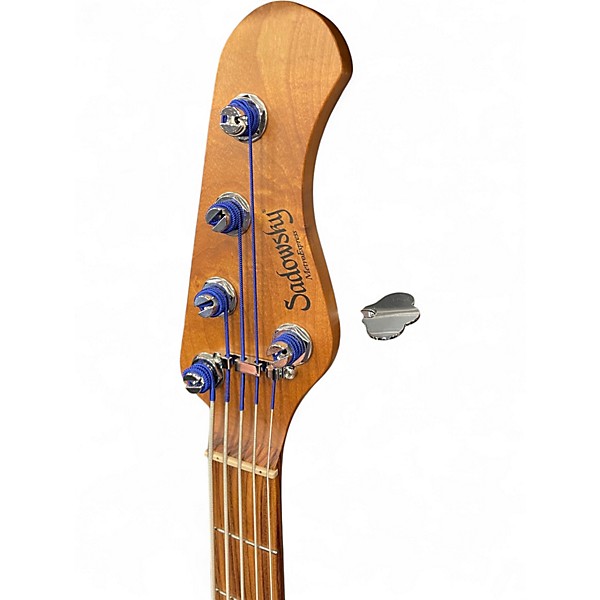 Used Sadowsky Guitars Metro Express 5 White Electric Bass Guitar