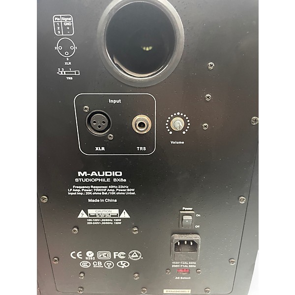 Used M-Audio BX8 D2 Pair Powered Monitor