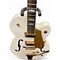 Used Gretsch Guitars G5420T Electromatic WHITE AND GOLD Hollow Body Electric Guitar
