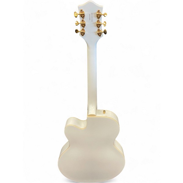 Used Gretsch Guitars G5420T Electromatic WHITE AND GOLD Hollow Body Electric Guitar