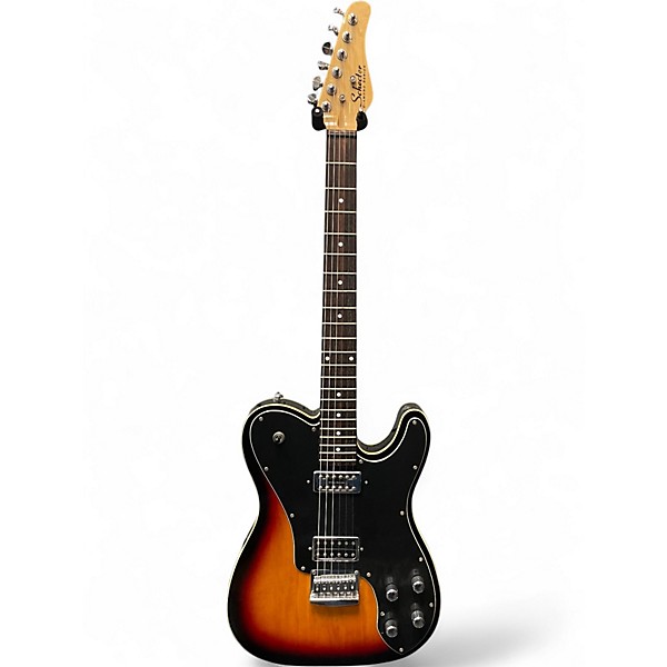 Used Schecter Guitar Research PT FAST BACK CUSTOM Sunburst Solid Body Electric Guitar