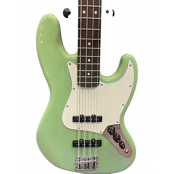 Used 2024 Fender Player Jazz Bass Surf Green Electric Bass Guitar