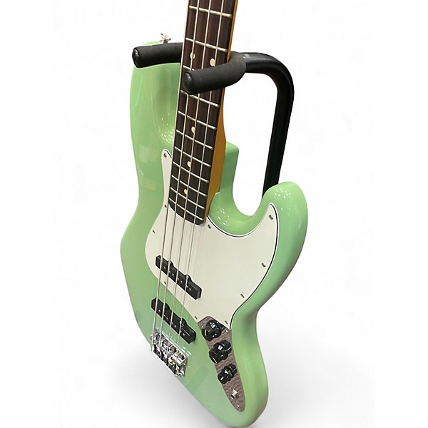 Used 2024 Fender Player Jazz Bass Surf Green Electric Bass Guitar
