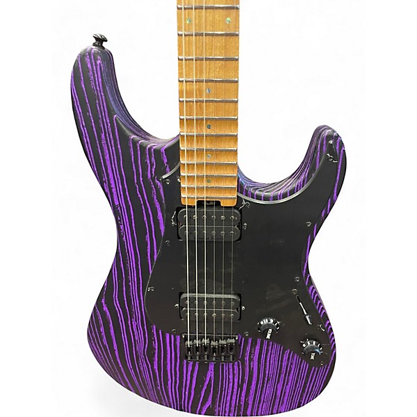 Used ESP SN1000 Black and Purple Solid Body Electric Guitar