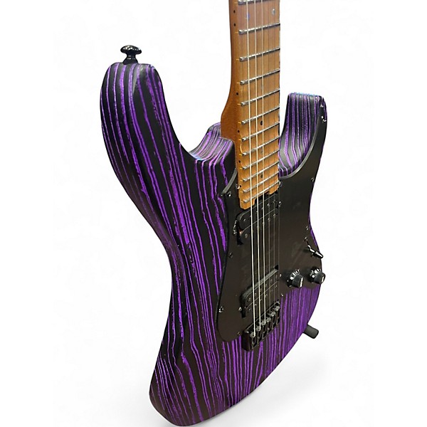 Used ESP SN1000 Black and Purple Solid Body Electric Guitar