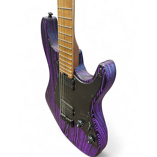 Used ESP SN1000 Black and Purple Solid Body Electric Guitar